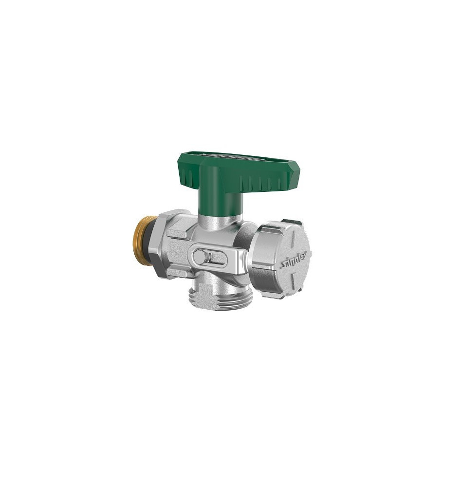 KFE-Kugelhahn Simplex  1/2" ECK  für Trinkwasseranlagen