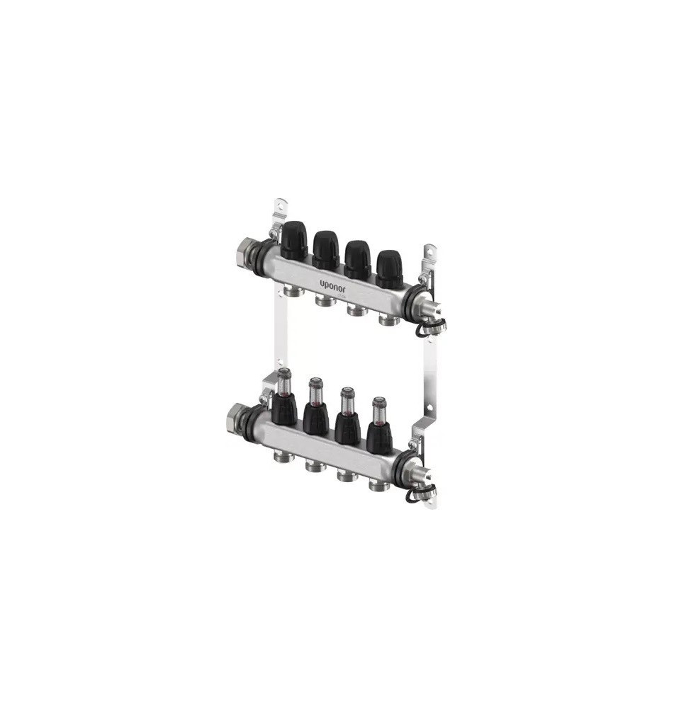 Heizkreisverteiler 4-fach Edelstahl Uponor | Haustechnik Plus
