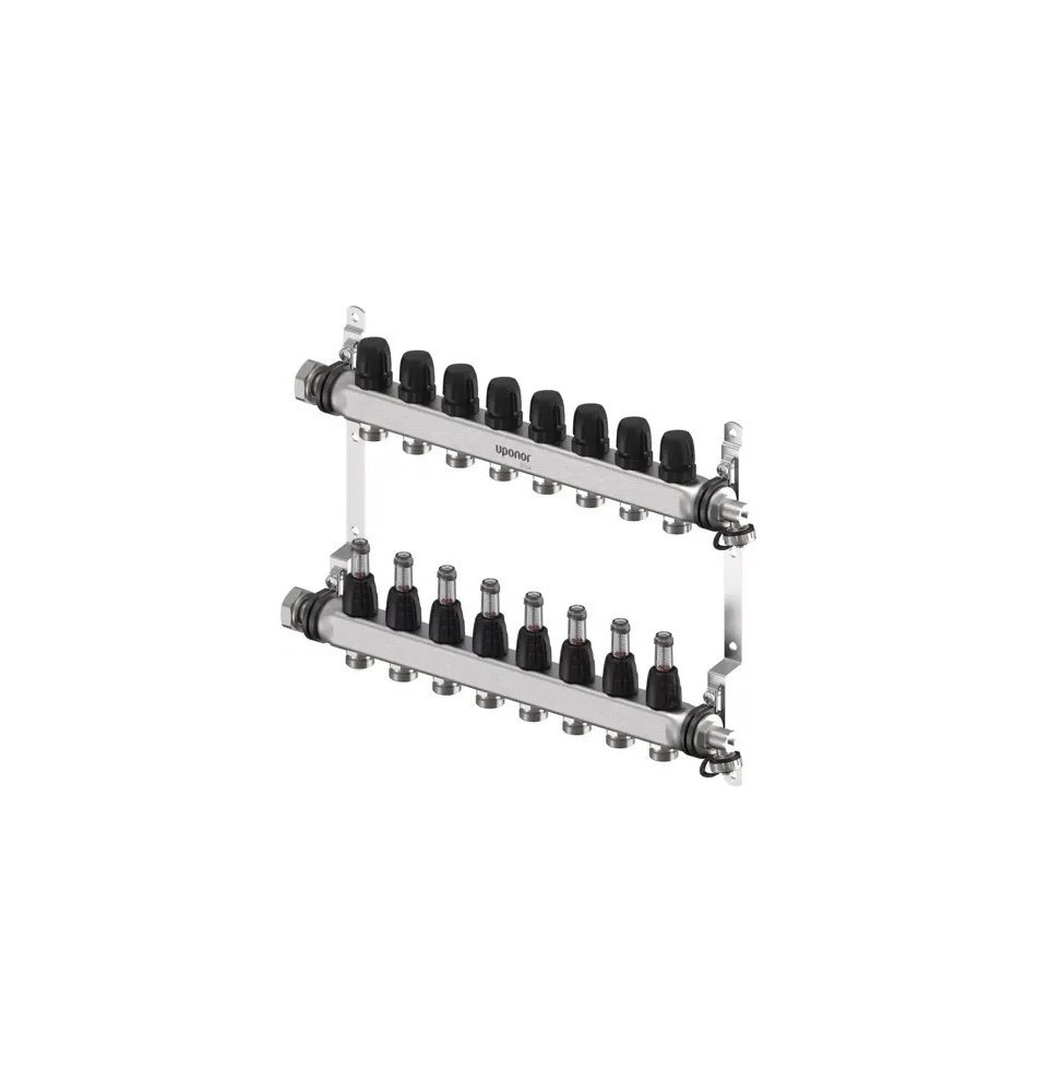 Heizkreisverteiler 8-fach Edelstahl Uponor | Haustechnik Plus