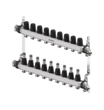 Heizkreisverteiler 10-fach Edelstahl Uponor | Haustechnik Plus