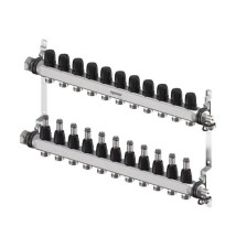 Heizkreisverteiler 11-fach Edelstahl Uponor | Haustechnik Plus