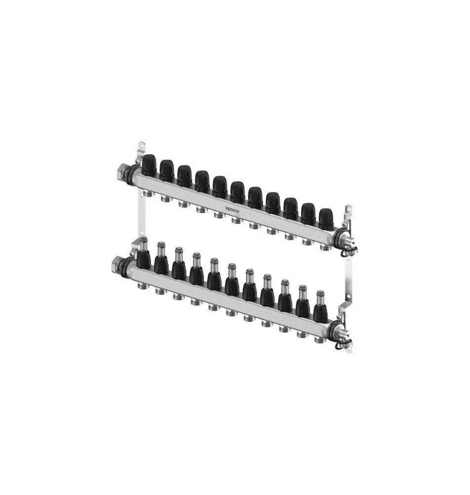 Heizkreisverteiler 11-fach Edelstahl Uponor | Haustechnik Plus