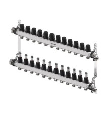 Heizkreisverteiler 12-fach Edelstahl Uponor | Haustechnik Plus