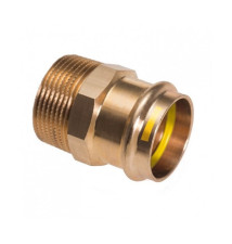 Rotguss-Übergangsnippel 22mmx3/4"  Gas | Conex Bänninger