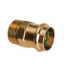 Rotguss-Übergangsnippel 15mmx3/4"  Solar | Conex Bänninger