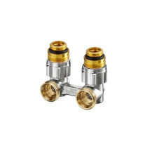 Hahnblock für Ventilheizkörper 3/4" Winkelform | Oventrop