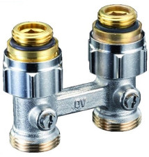 Hahnblock für Ventilheizkörper 3/4" Durchgang | Oventrop