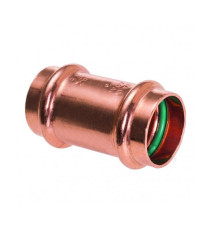 Pressfitting - Kupfer Muffe 15mm mit FKM Solar Dichtung | Haustechnik