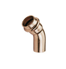 Pressfitting - Kupfer Bogen 42mmx45° IA Conex Bänninger