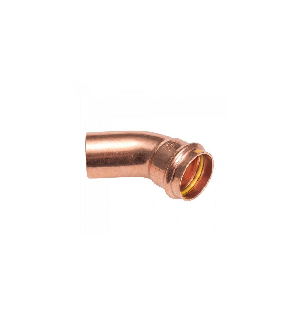 Pressfitting - Kupfer Bogen 15mmx45° IA Gas Conex Bänninger