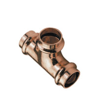 Pressfitting - Kupfer T-Stück reduziert 22x15x22mm Conex Bänninger