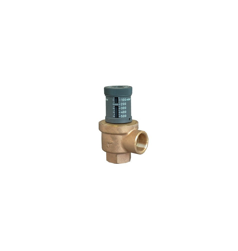 Differenzdrucküberströmventil mit optischer Anzeige DN25