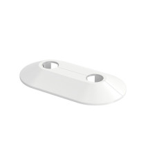 Doppelrosette RVD 16 / 50 mm weiss Flamco 12570