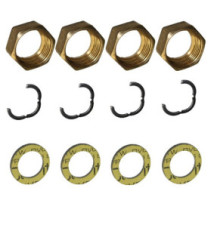 Fittings-Set für Edelstahlwellrohr DN 20
